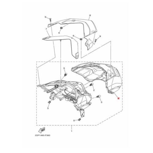 Yamaha Nmax 125-155 Stop Camı (2015-2020) - 2DPH47210000 - Ride4Moto
