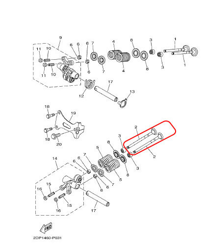 Yamaha nmax egzoz subap 2dpe21210000 - ride4moto Yamaha Nmax Egzoz Subap 2DPE21210000 - Ride4Moto