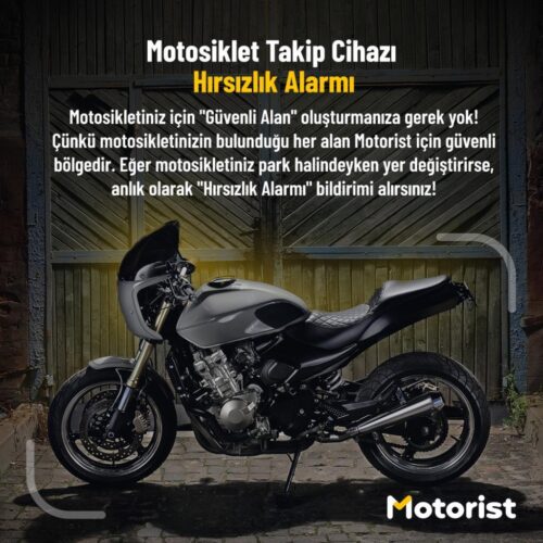 Motorist Motosiklet Takip Cihazı 24 Aylık + Buzzer Siren Sistemi - Ride4Moto