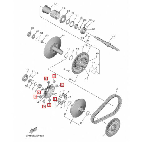 Yamaha Tmax Kızak Seti 2020-2025 - 59C176530100 - Ride4Moto