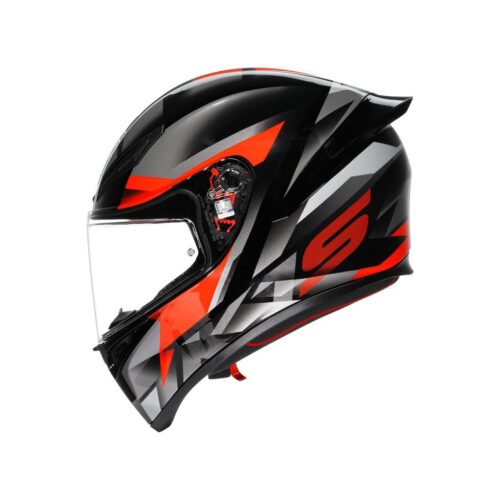 AGV K1 S Fastlap Black Grey Red Kapalı Kask - Ride4Moto