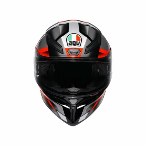 AGV K1 S Fastlap Black Grey Red Kapalı Kask - Ride4Moto