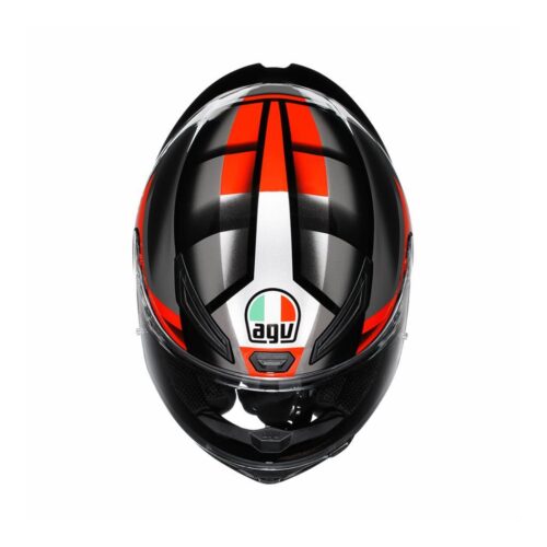 AGV K1 S Fastlap Black Grey Red Kapalı Kask - Ride4Moto
