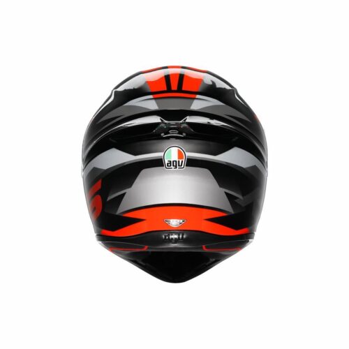 AGV K1 S Fastlap Black Grey Red Kapalı Kask - Ride4Moto