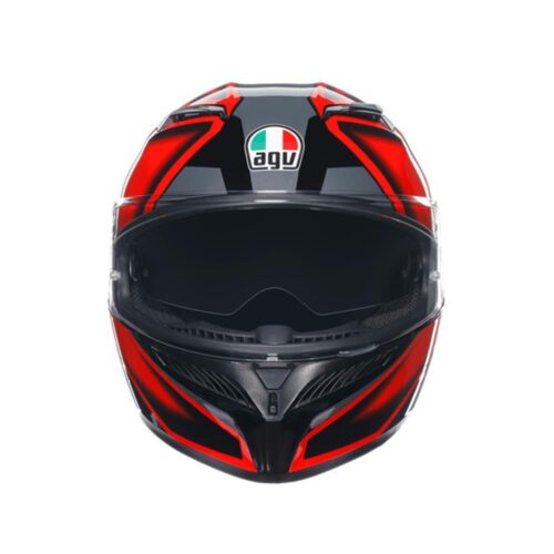 Agv K3 Compound Black Red Kapalı Kask - Ride4Moto