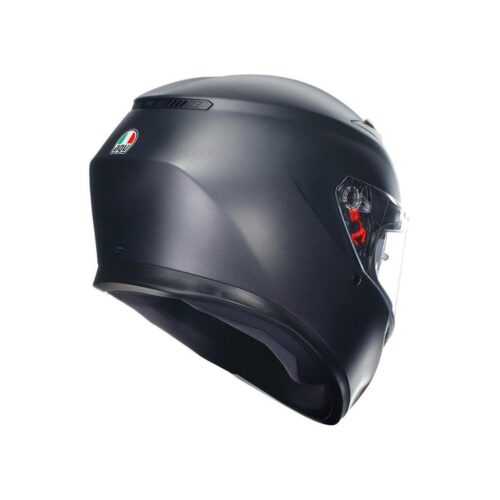 Agv K3 Mono Matt Black (Mat Siyah) Kapalı Motosiklet Kaskı - Ride4Moto