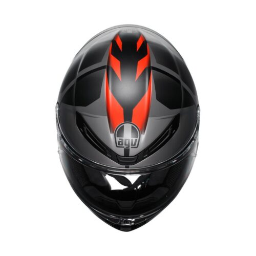AGV K6 S Karve Matt Black Grey Red Kapalı Kask - Ride4Moto
