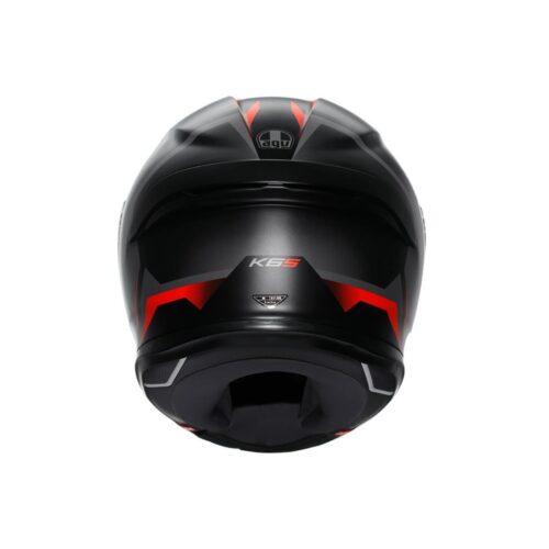 AGV K6 S Karve Matt Black Grey Red Kapalı Kask - Ride4Moto