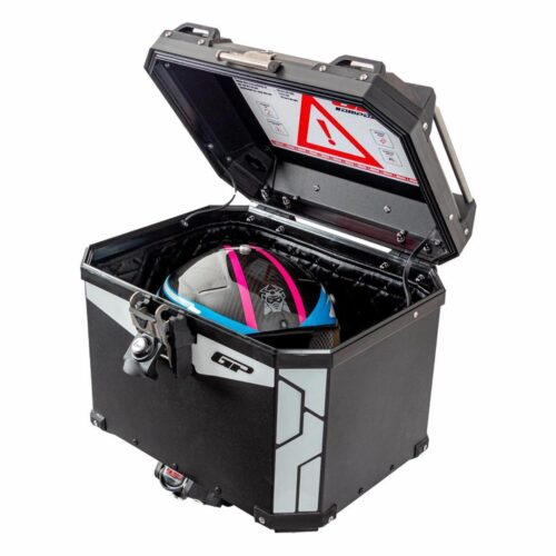 GP Kompozit 37 LT Alüminyum Topcase (Arka Çanta) Siyah - Ride4Moto