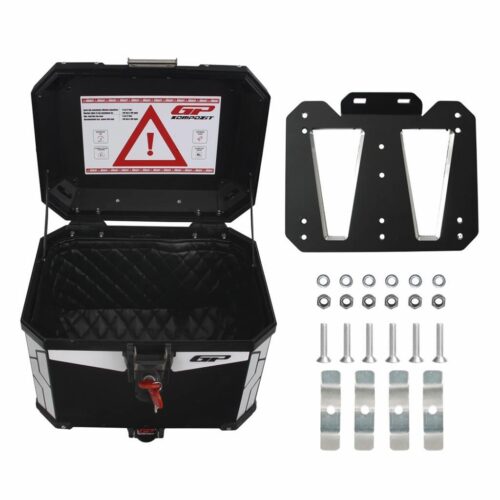 GP Kompozit 37 LT Alüminyum Topcase (Arka Çanta) Siyah - Ride4Moto