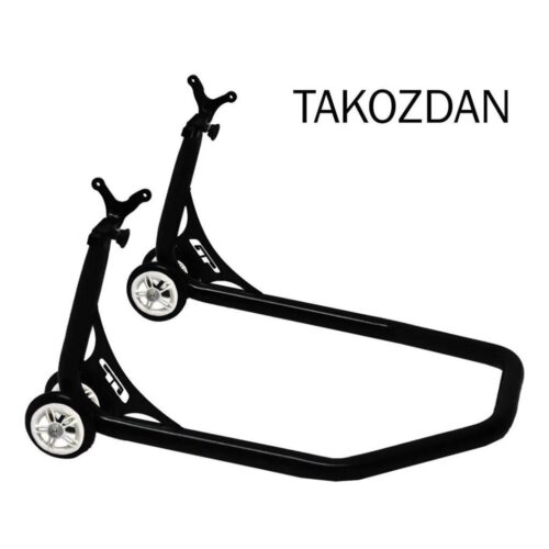 GP Kompozit Universal Demir Arka Kaldırma Sehpası Siyah(Takozdan) - Ride4Moto