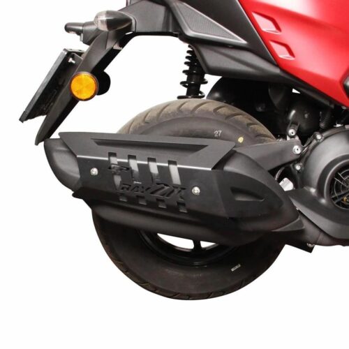 GP Kompozit Yamaha RayZR 2024 Uyumlu Egzoz Koruma Kapağı Siyah - Ride4Moto
