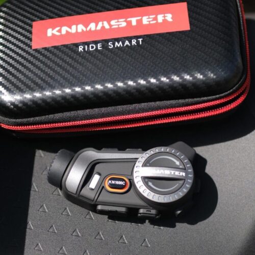 KNMASTER KN1600C PRO Kameralı Motosiklet Kask İnterkom Bluetooth Intercom Kulaklık Seti - Ride4Moto