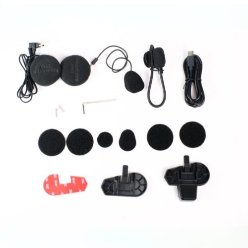Knmaster KN2300 PRO Motosiklet Kask İnterkom Bluetooth Intercom Kulaklık Seti - Ride4Moto