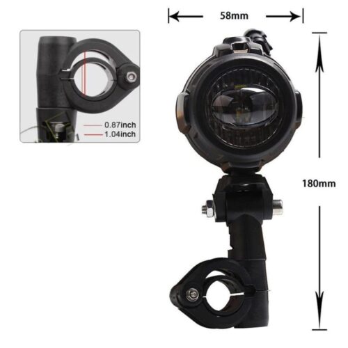 Knmaster Shark 20W Motosiklet Led Sis Farı - Ride4Moto