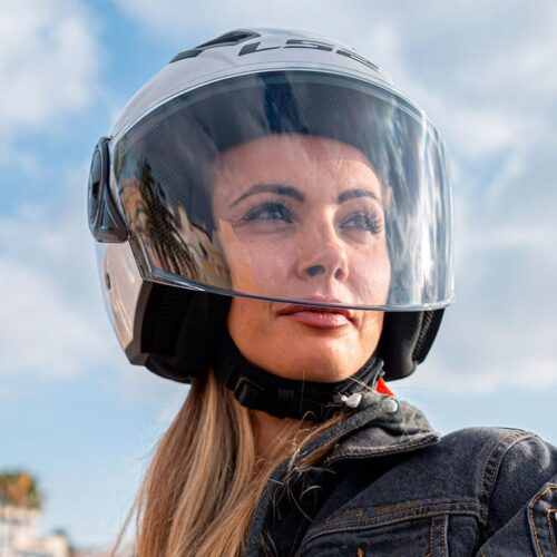 LS2 Airflow 2 Beyaz Yarım Kask - Ride4Moto