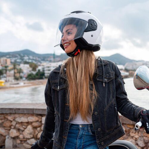 LS2 Airflow 2 Beyaz Yarım Kask - Ride4Moto