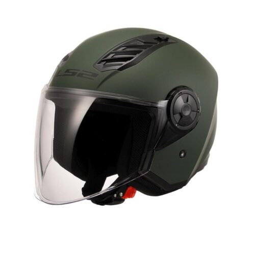 LS2 Airflow 2 Mat Yeşil Kask