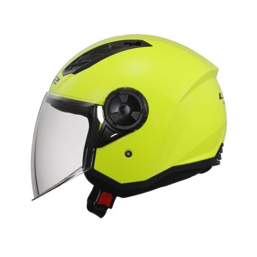 LS2 Airflow 2 Neon Sarı Yarım Kask - Ride4Moto