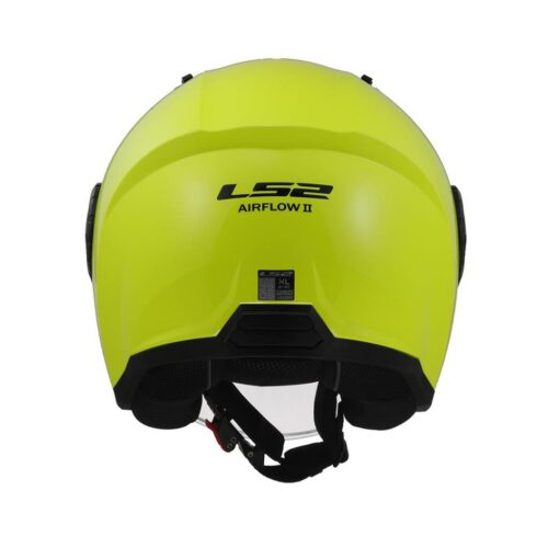 LS2 Airflow 2 Neon Sarı Yarım Kask - Ride4Moto