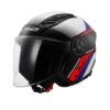 LS2 Airflow 2 Rush Beyaz-Mavi-Kırmızı Yarım Kask - Ride4Moto