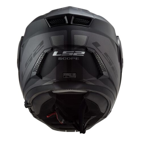 LS2 FF353 Scope Axis Çene Açılır Kask Mat Siyah-Titanium - Ride4Moto