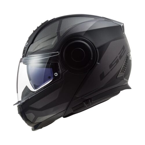 LS2 FF353 Scope Axis Çene Açılır Kask Mat Siyah-Titanium - Ride4Moto