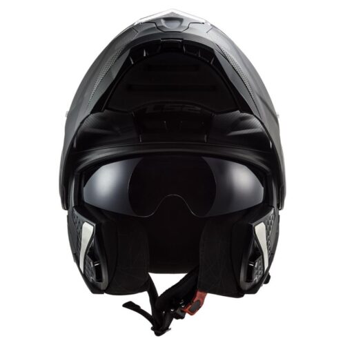 LS2 FF353 Scope Axis Çene Açılır Kask Mat Siyah-Titanium - Ride4Moto