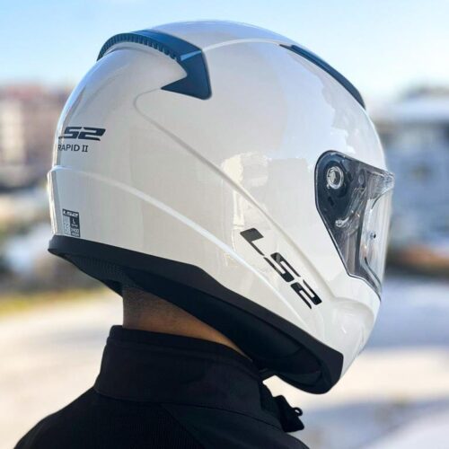 LS2 Rapid 2 Beyaz Kask - Ride4Moto