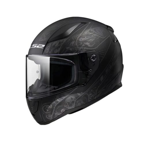 LS2 Rapid 2 Crypt Mat Siyah Kask