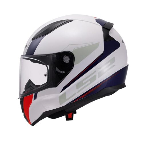 LS2 Rapid 2 Driveway Beyaz-Mavi-Kırmızı Kask - Ride4Moto