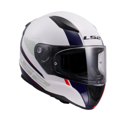 LS2 Rapid 2 Driveway Beyaz-Mavi-Kırmızı Kask - Ride4Moto
