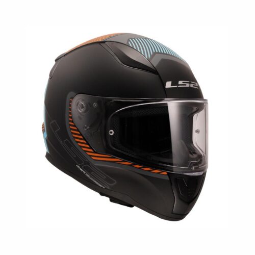 LS2 Rapid 2 Extra Mat Gri-Neon Turuncu Kask - Ride4Moto