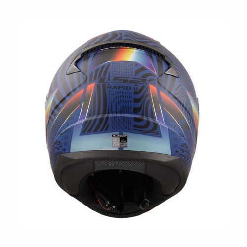 LS2 Rapid 2 Optik Mat Mavi-Mor Kask - Ride4Moto