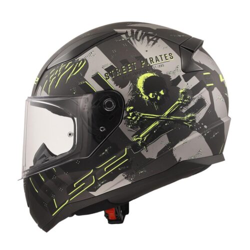 LS2 Rapid 2 Pirates Titanium Kask - Ride4Moto