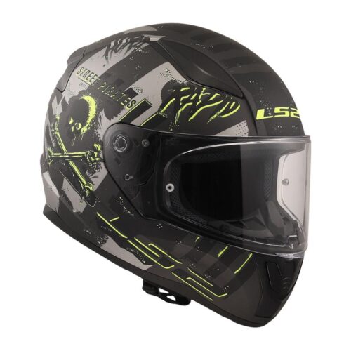 LS2 Rapid 2 Pirates Titanium Kask - Ride4Moto