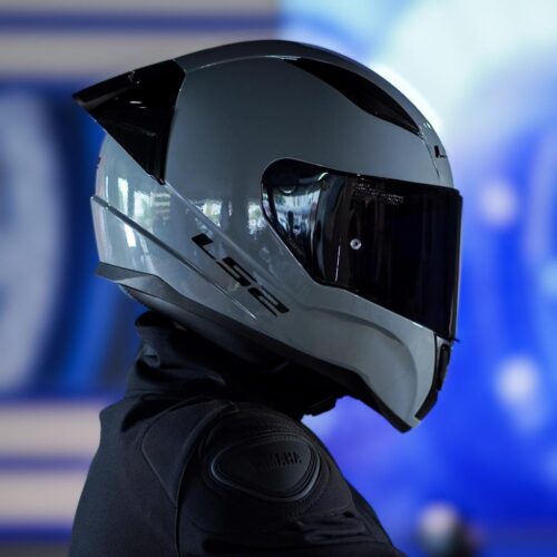 LS2 Rapid 2 Race Nardo Gri Kask ve Şeffaf Vizör - Ride4Moto
