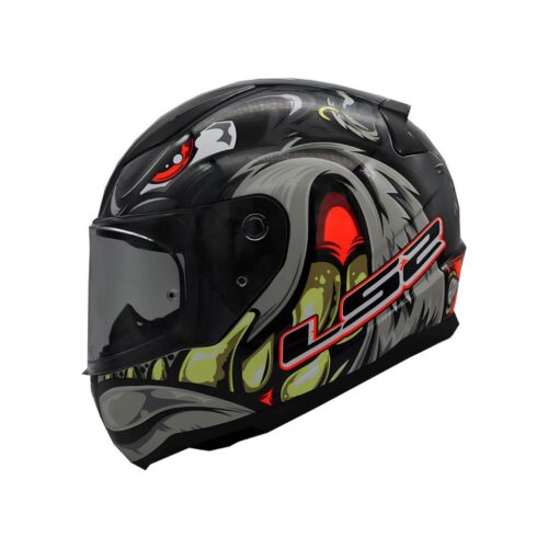 LS2 Rapid 2 Spox Gri-Kırmızı Kask - Ride4Moto