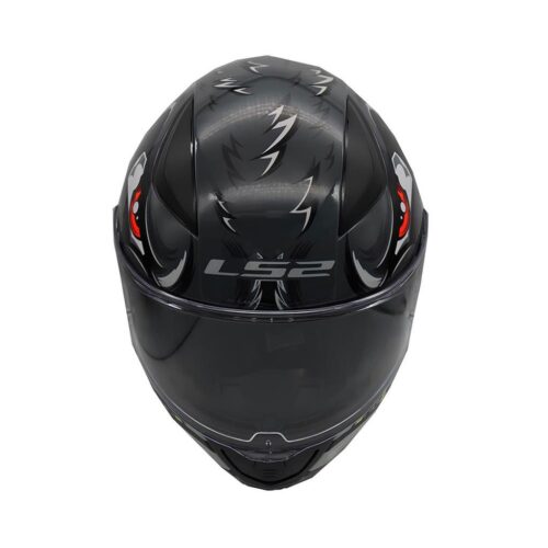 LS2 Rapid 2 Spox Gri-Kırmızı Kask - Ride4Moto