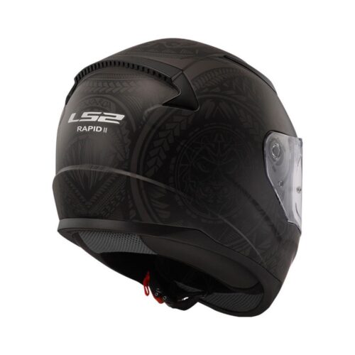 LS2 Rapid 2 Takaroa Mat Siyah Kask - Ride4Moto