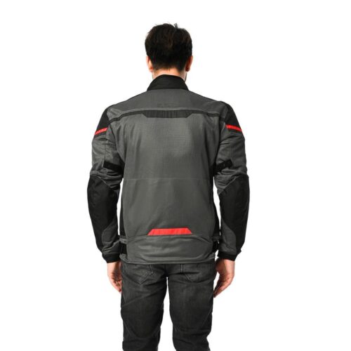 LS2 Riva Fileli Motosiklet Montu Siyah-Gri-Kırmızı - Ride4Moto