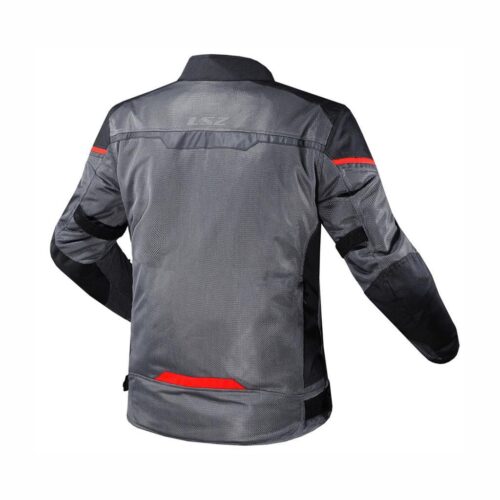 LS2 Riva Fileli Motosiklet Montu Siyah-Gri-Kırmızı - Ride4Moto