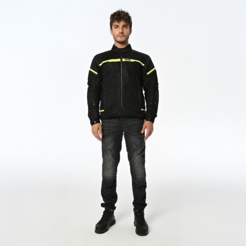 LS2 Riva Fileli Motosiklet Montu Siyah-Neon Sarı - Ride4Moto