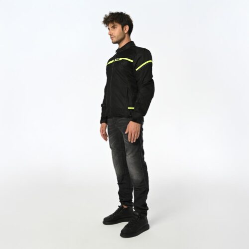 LS2 Riva Fileli Motosiklet Montu Siyah-Neon Sarı - Ride4Moto