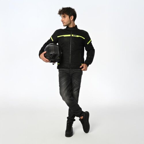 LS2 Riva Fileli Motosiklet Montu Siyah-Neon Sarı - Ride4Moto