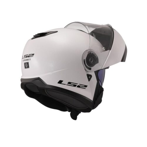 LS2 Strobe 2 Beyaz Kask - Ride4Moto