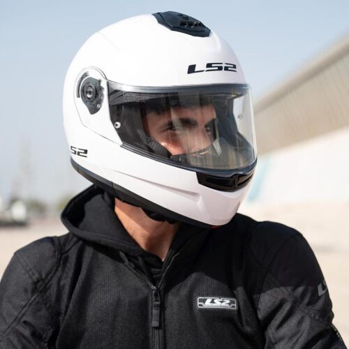 LS2 Strobe 2 Beyaz Kask - Ride4Moto