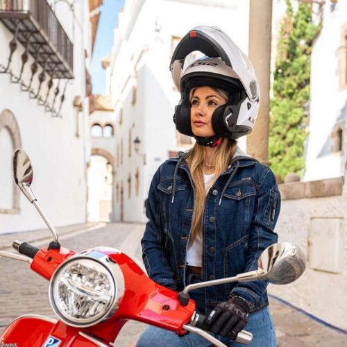 LS2 Strobe 2 Beyaz Kask - Ride4Moto