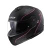 LS2 Strobe 2 Lux Mat Siyah - Pembe Kask - Ride4Moto