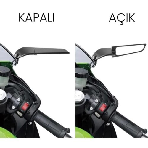 Max Protaper Universal Katlanır Motosiklet Aynası - Ride4Moto